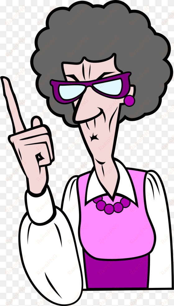 lady finger clipart png - old woman clipart