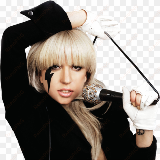 lady gaga png hd - lady gaga signature look