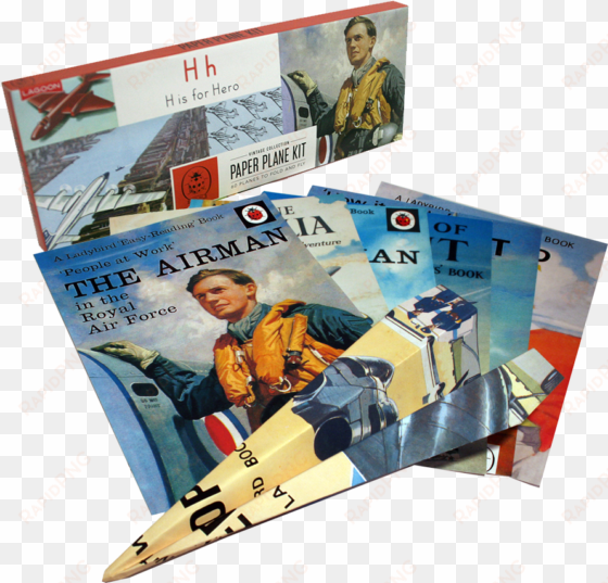 ladybird vintage paper plane kit