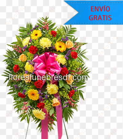 lagrimas, tu por siempre el mejor - bright sympathy standing spray - flowers by 1-800 flowers