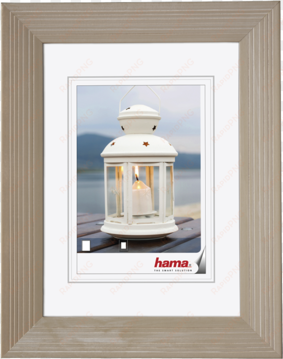 "lahti" wooden frame, taupe, 20 x 30 cm - hama lahti grey 15x20 wooden frame 175184