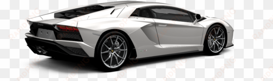 lamborghini aventador white back