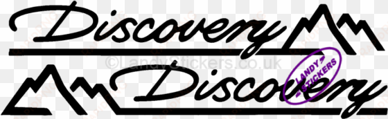 land rover discovery door sticker solid landy stickers - land rover discovery logo