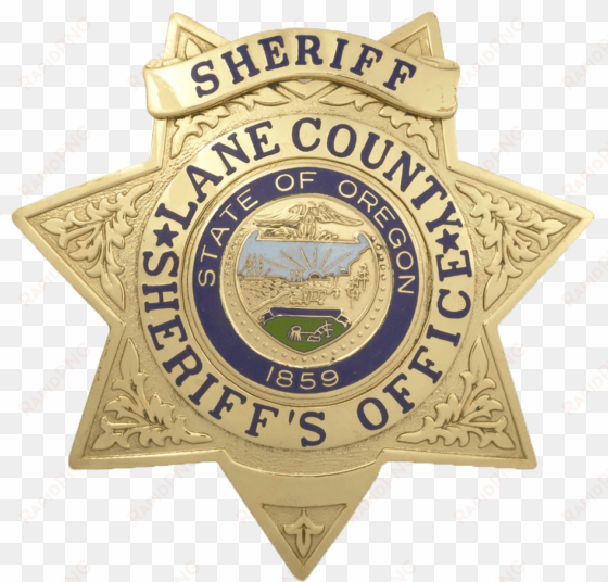Lane County Sheriff's Office Badge - Lane County Sheriff Badge transparent png image