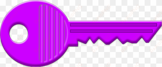 large key - coloured key clip art