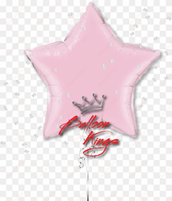 large pearl pink star - yellow