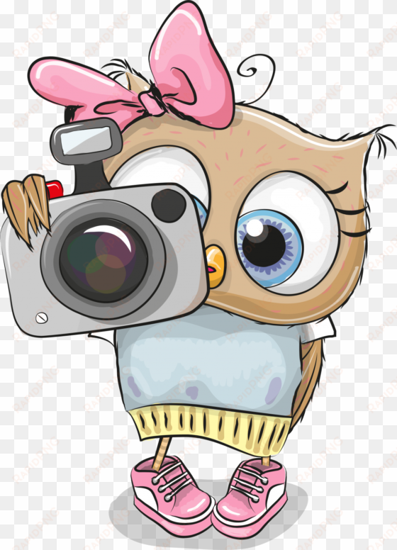 Large Size Of Drawing - Happy Birthday Owls Cartoons transparent png image