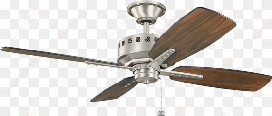 larger view rollover to zoom - kichler lighting-310135ni-eads - 52 ceiling fan brushed