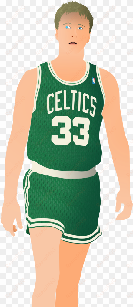 larry bird png graphic black and white download - larry bird celtics png