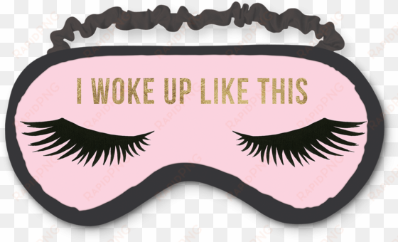 lashes woke up eyemask - eye mask with lashes