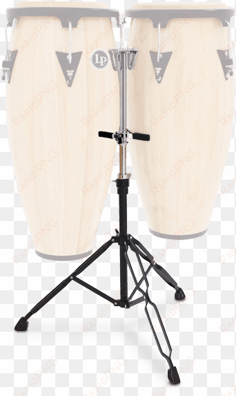 latin percussion city congas with stand, natural wood