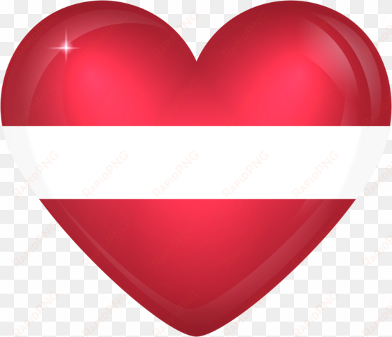 latvia heart flag png