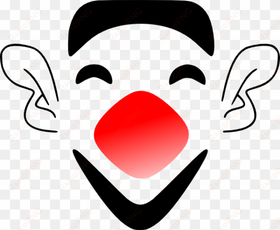 Laughing Clown Face Svg Clip Arts 600 X 494 Px transparent png image