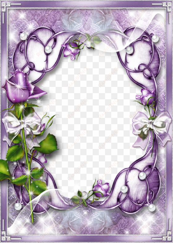 lavender background wedding -wedding invitation border - purple transparent picture frames