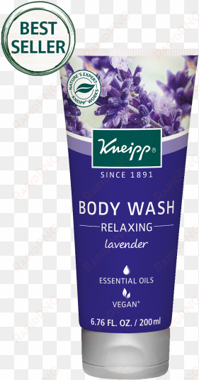 lavender best selling body wash - kneipp balancing lavender body wash (200ml)
