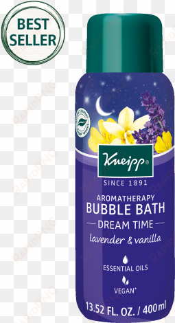 lavender & vanilla aromatherapy bubble bath - kneipp lavender and vanilla bubble bath, 13.52 fl oz