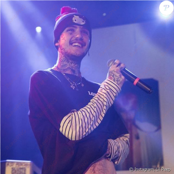 le rappeur lil peep en concert - brightside official video lil peep