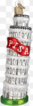 Leaning Tower Of Pisa Ornament - Old World Christmas Leaning Tower Of Pisa Ornament transparent png image