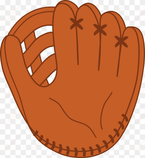 leather baseball mitt - baseball glove clipart png