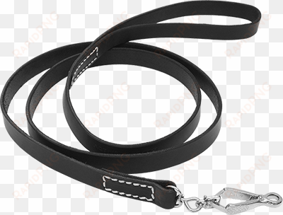 leather dog leash - french snap dog leads