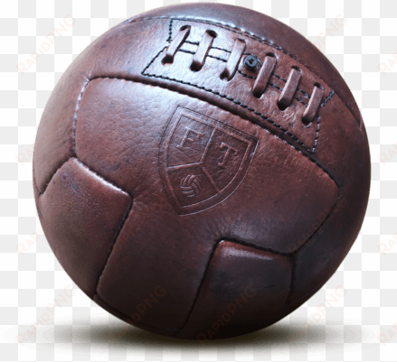 Leather Vintage Football Ball - Football transparent png image