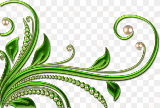 leaves and pearls png by melissa tm - clipart frame png deviantart
