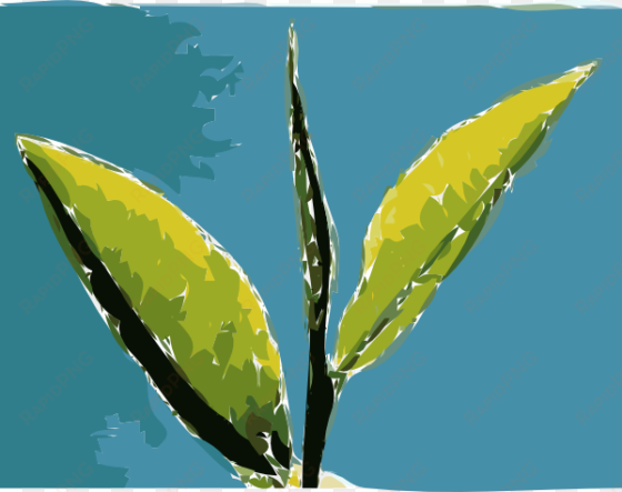 leaves blue background clip art at clker - tea leaves painting