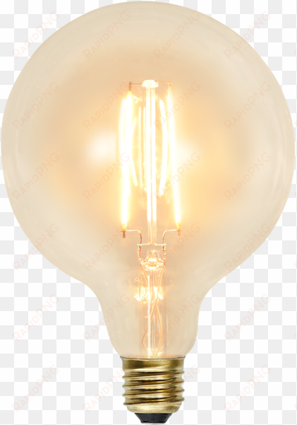 led lamp e27 g125 soft glow - lamp light bulb png