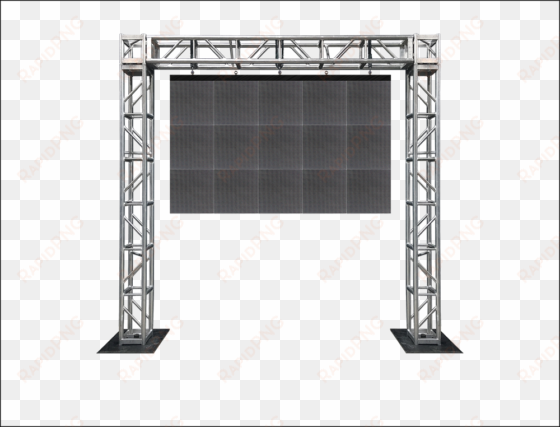 led panel on a truss