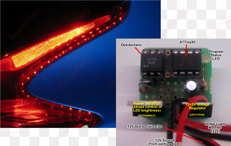 led strip and uc add some flash to your tail lights - light-emitting diode