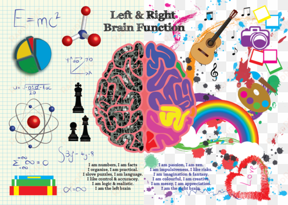 left brain right brain infographic