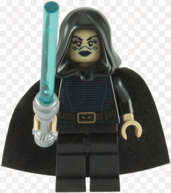 lego jedi barriss offee minifigure with blue lightsaber - lego star wars barriss offee