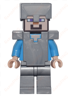 lego minecraft minifigure - lego minecraft steve avec un casque