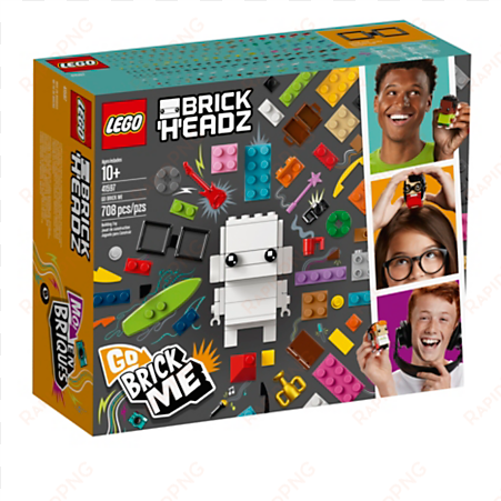 [lego] n 41597 brickheadz go brick me - create your own lego brickheadz