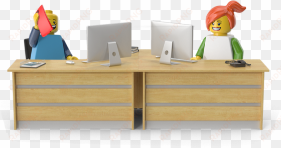 lego people desk - table