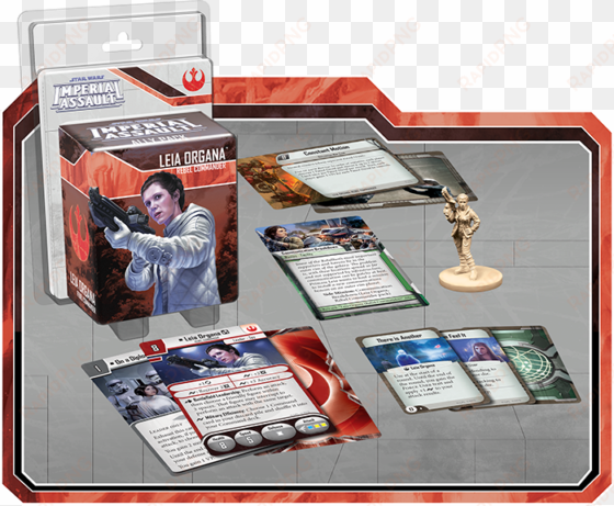 leia organa, rebel commander ally pack preview for - star wars imperial assault leia organa ally pack