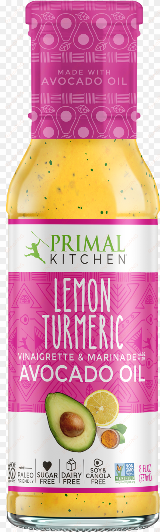 lemon turmeric vinaigrette & marinade - primal kitchen - caesar avocado oil salad dressing