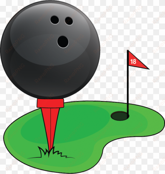 lessard lanes school break indoor mini golf & bowling - golf ball clip art