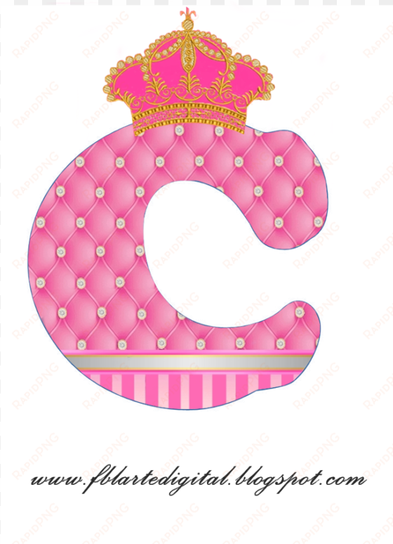 letra do alfabeto personalizado com tema realeza cor - letra s color rosa
