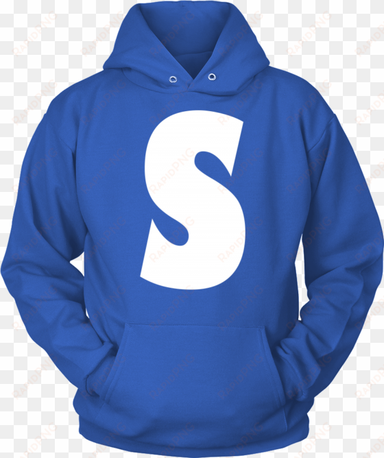 letter s for simon alvin and the chipmunks styled hoodie - simon the chipmunk hoodie