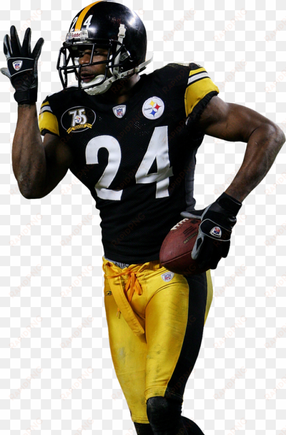 le'veon bell png black and white download - pittsburgh steelers players png
