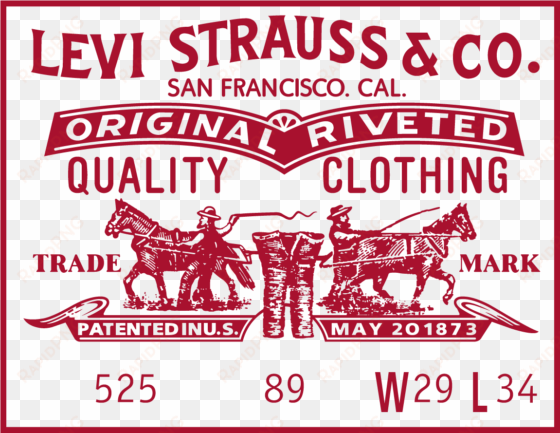 levi strauss jeans label logo vector - levis logo