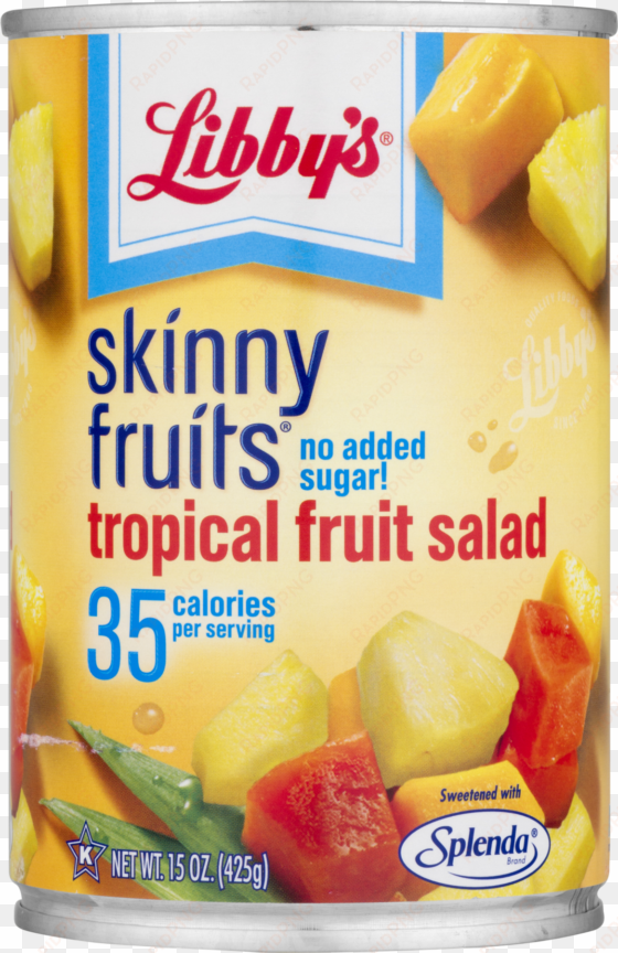 libbys skinny fruits chunk pineapple - 20 oz can