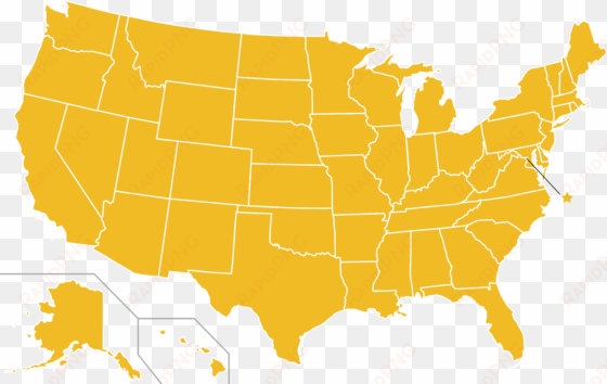 libertarian party ballot access locator map, 1996 - 7 regions of the usa