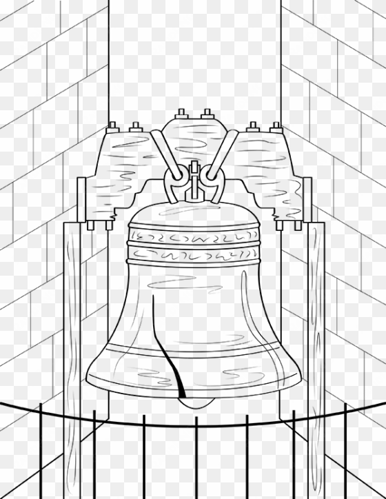 liberty bell coloring page - liberty bell
