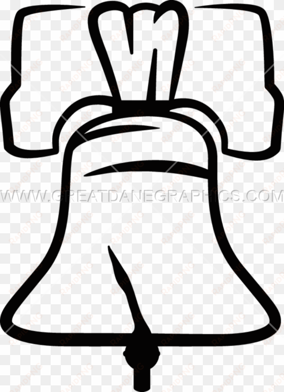 liberty bell transparent png - liberty bell line art