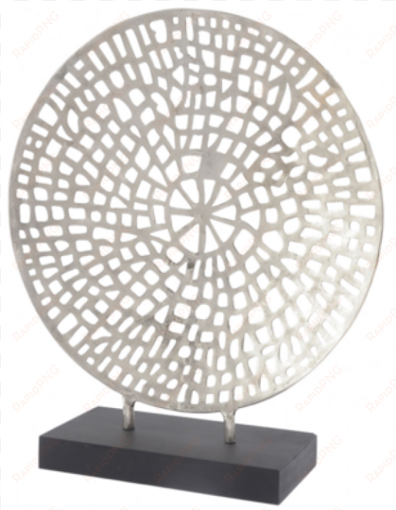 libra silver coral cage textured aluminium sculpture - gold coral cage round wall plaque textured aluminium