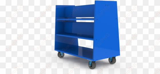 library book cart - shelf