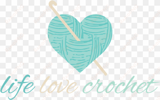 life love crochet logo long - logos de croche