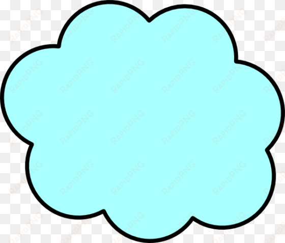 light blue cloud clip art at clker - light blue cloud clipart